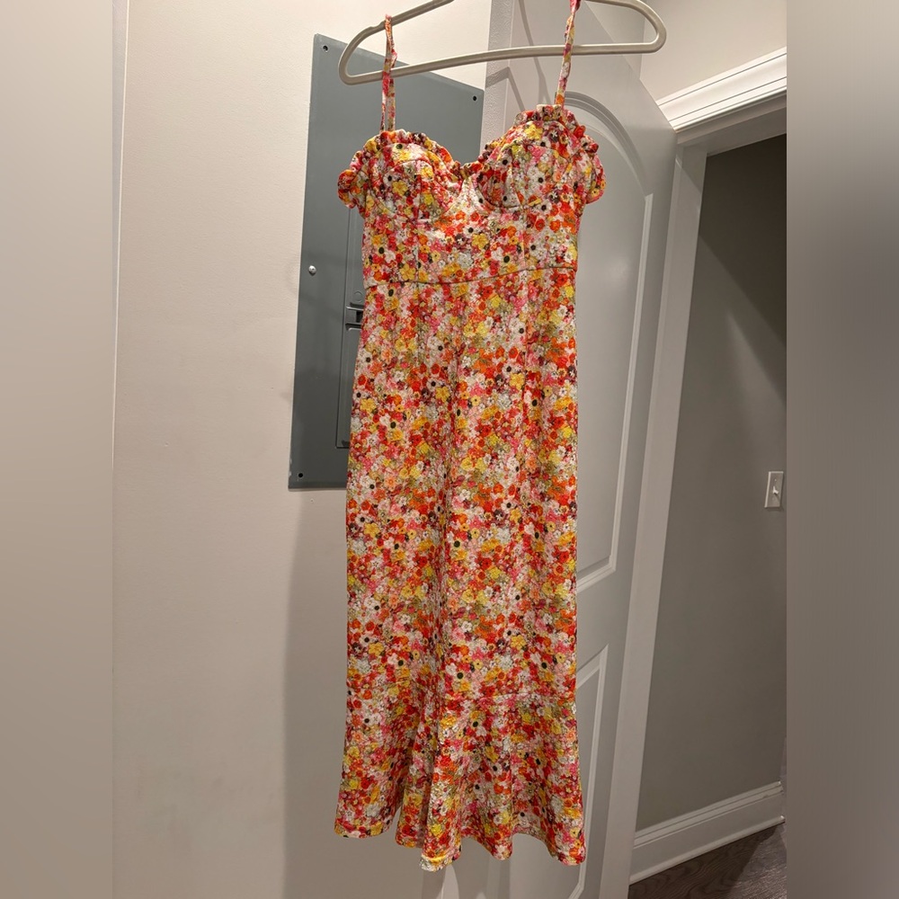 Hutch Sweetheart Midi Dress XS